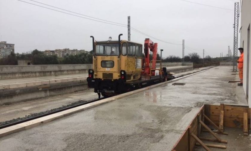 Giannini e Colamussi sul cantiere della linea ferroviria Bari-Bitritto
