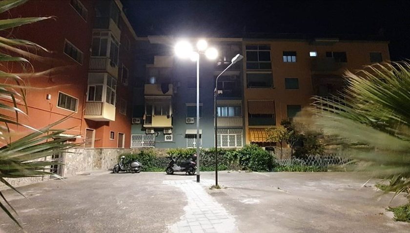 Si accendono le luci al Villaggio Trieste