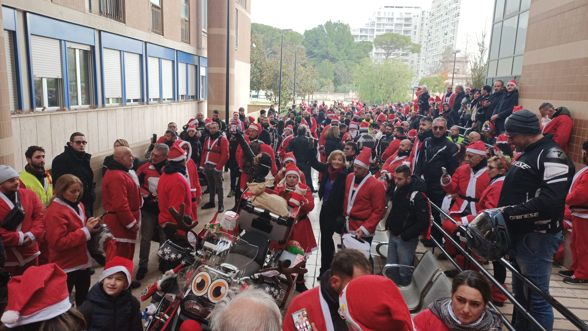 Domani la decima edizione di Babbo Natale in moto