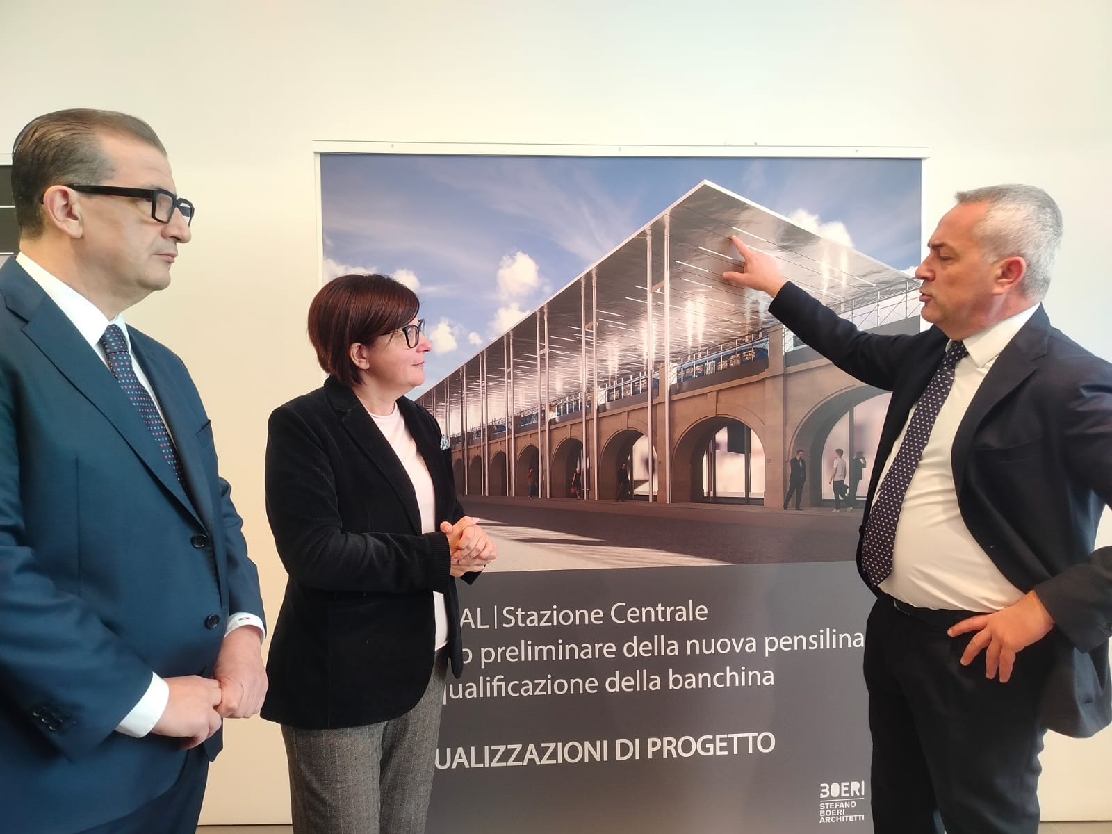 Presentata la nuova pensilina per la stazione FAL di Bari Centrale: porta la firma di Stefano Boeri